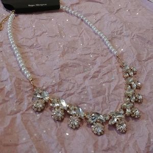 RSVP | Gold Necklace | Pearls & Diamonds